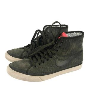 NIKE Green Suede Leather High Tops Size 8